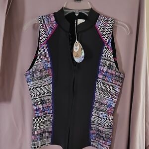 PrAna Kelis Neoprene Zip Vest NWT Size Large